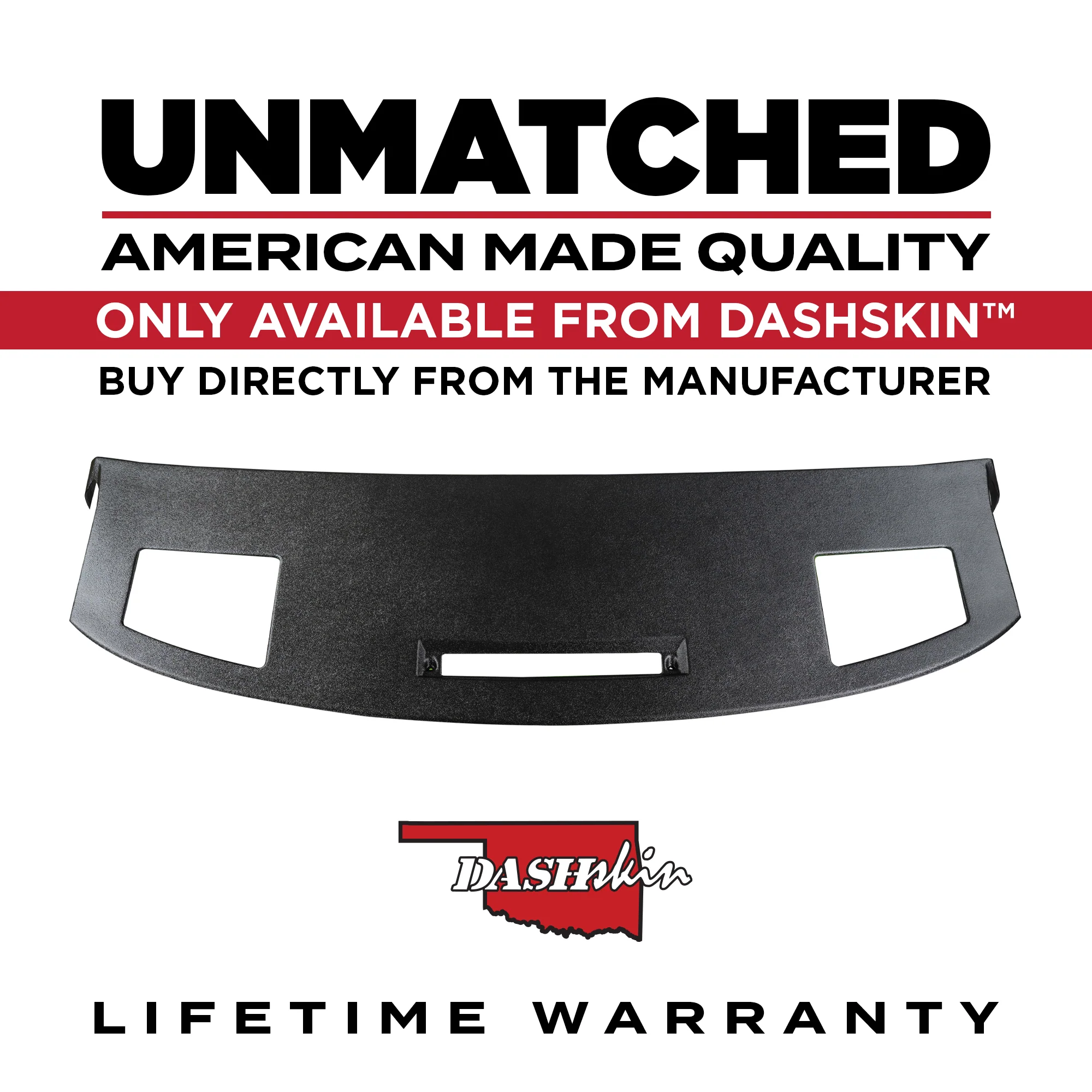 1984–1989 Chevrolet Corvette Dash Cover – Hard Molded Plastic Overlay – Made in the USA - 8489CV - Image 3