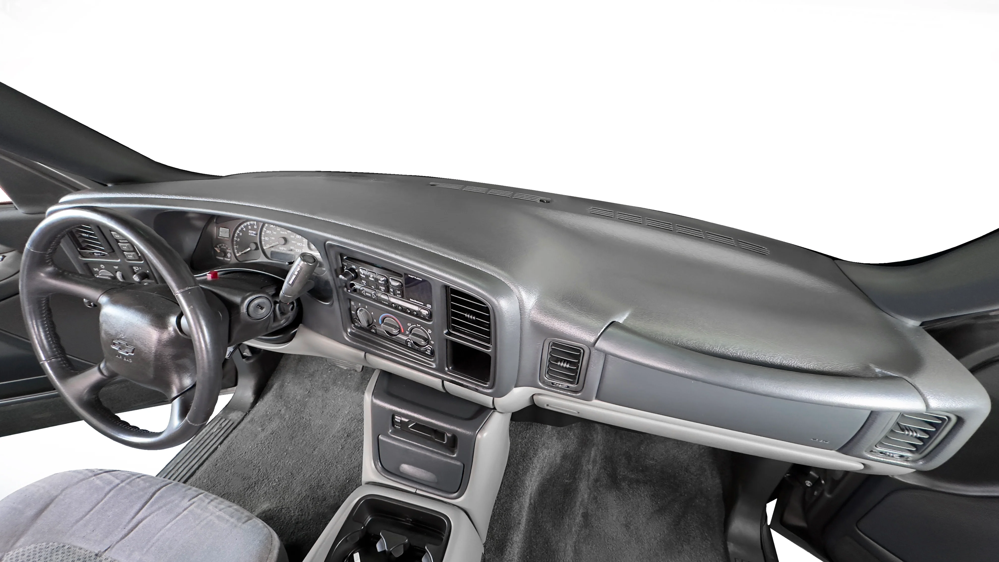 2000–2006 Chevrolet Tahoe / Chevrolet Suburban / GMC Yukon / Chevrolet Avalanche Dash Cover (Fits 1999–2006 Silverado & Sierra) – Hard Molded Plastic Overlay – Made in the USA - 0006GM - Image 11