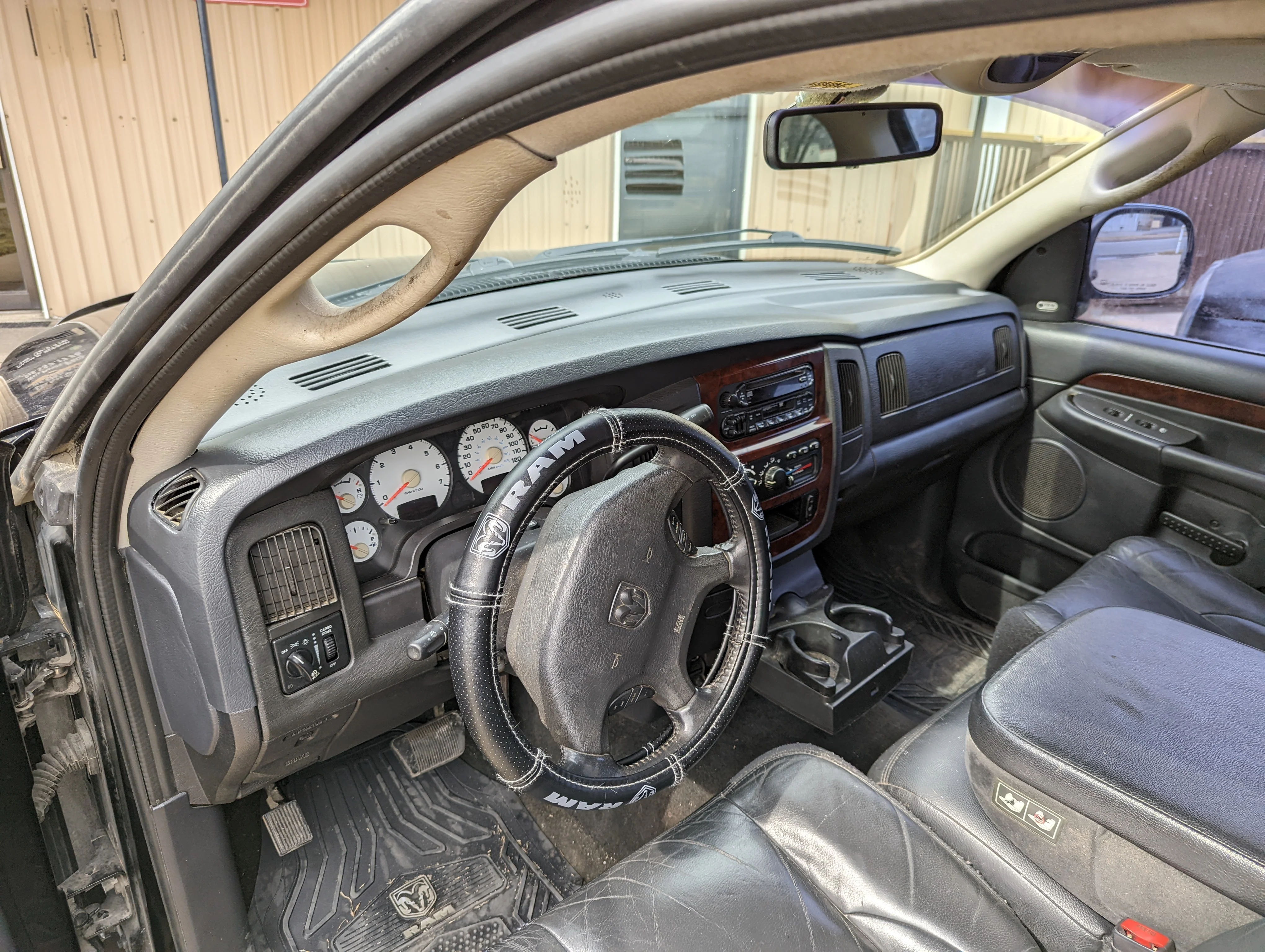 2002–2005 Dodge Ram 1500 / 2003–2005 Dodge Ram 2500 & Dodge Ram 3500 One-Piece Dash Cover – Hard Molded Plastic Overlay – Made in the USA - 0205DR1 - Image 3