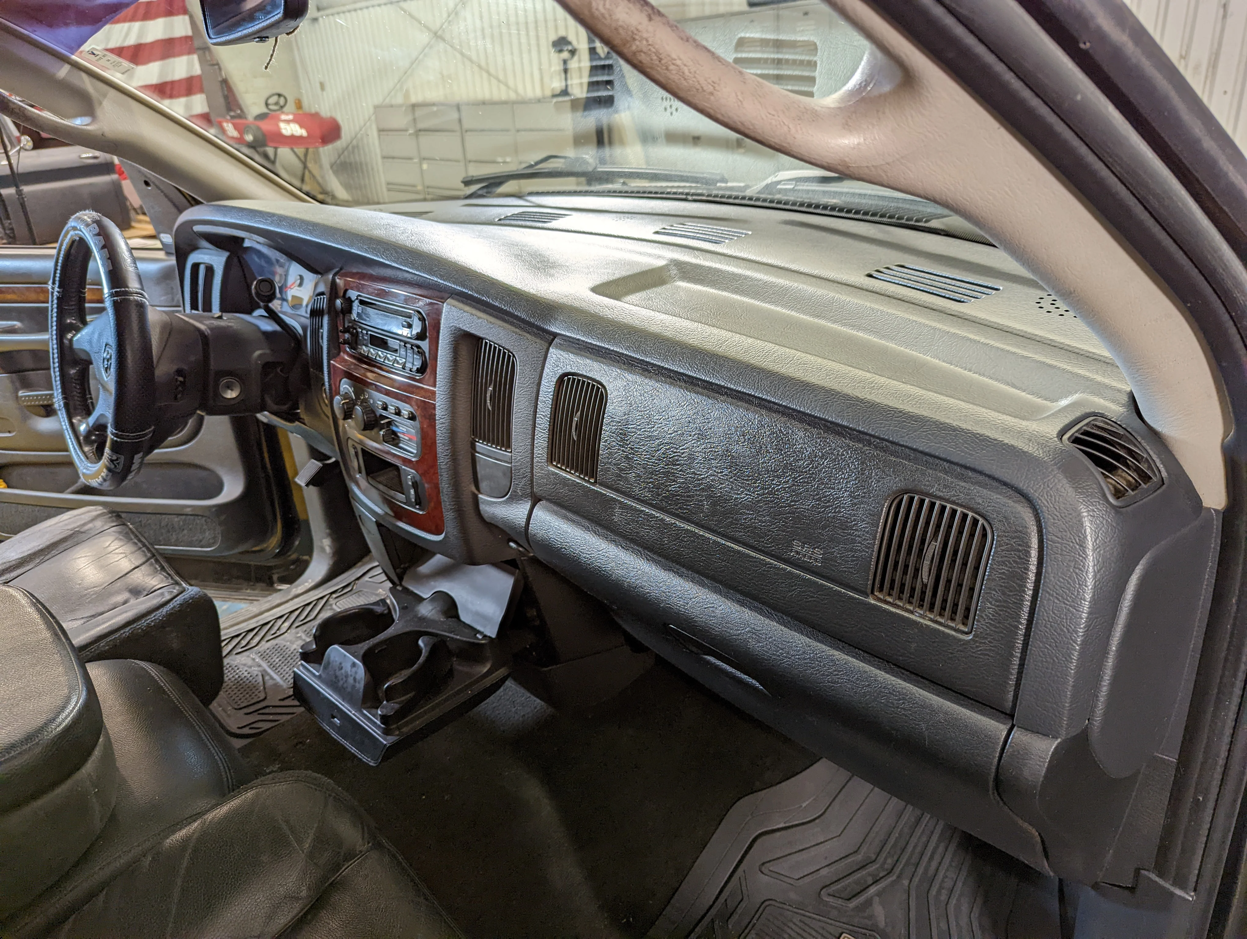 2002–2005 Dodge Ram 1500 / 2003–2005 Dodge Ram 2500 & Dodge Ram 3500 One-Piece Dash Cover – Hard Molded Plastic Overlay – Made in the USA - 0205DR1 - Image 9
