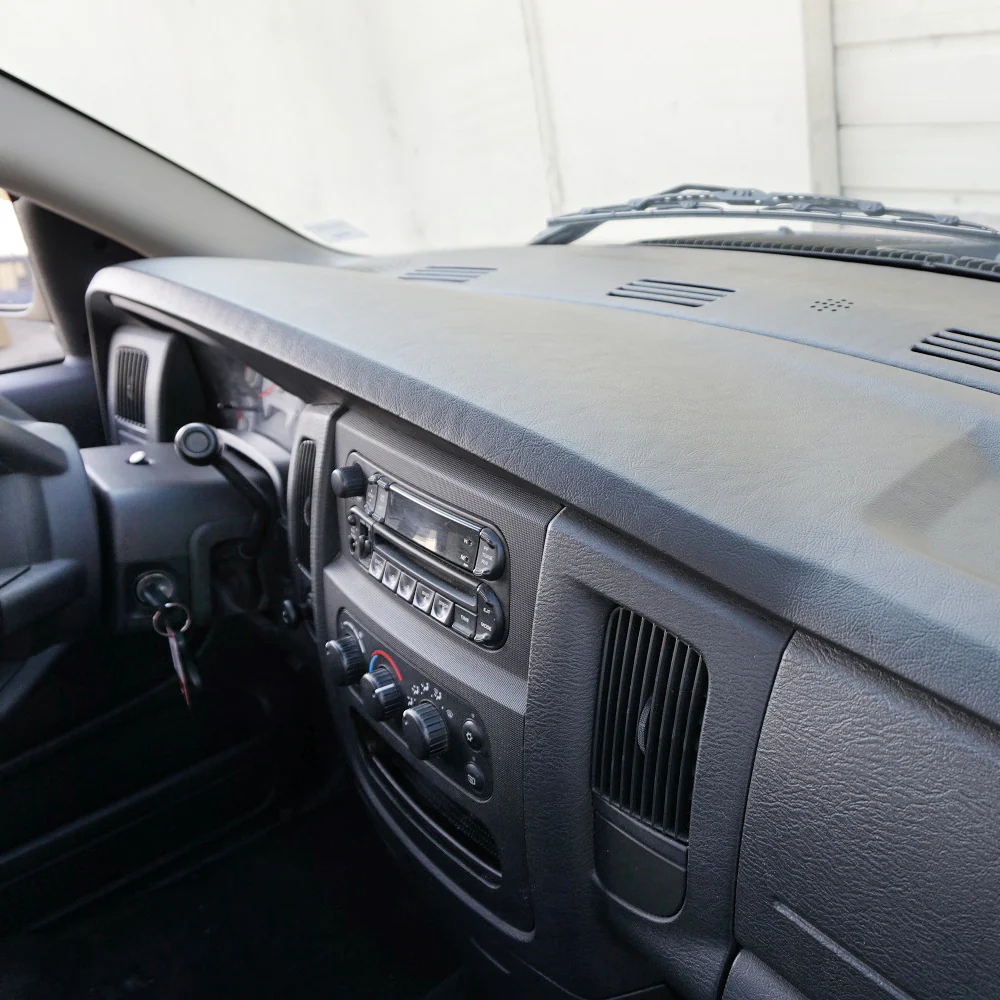 2002–2005 Dodge Ram 1500 / 2003–2005 Dodge Ram 2500 & Dodge Ram 3500 Half Dash Cover (Main Dash Section) – Hard Molded Plastic Overlay – Made in the USA - 0205DRM - Image 7