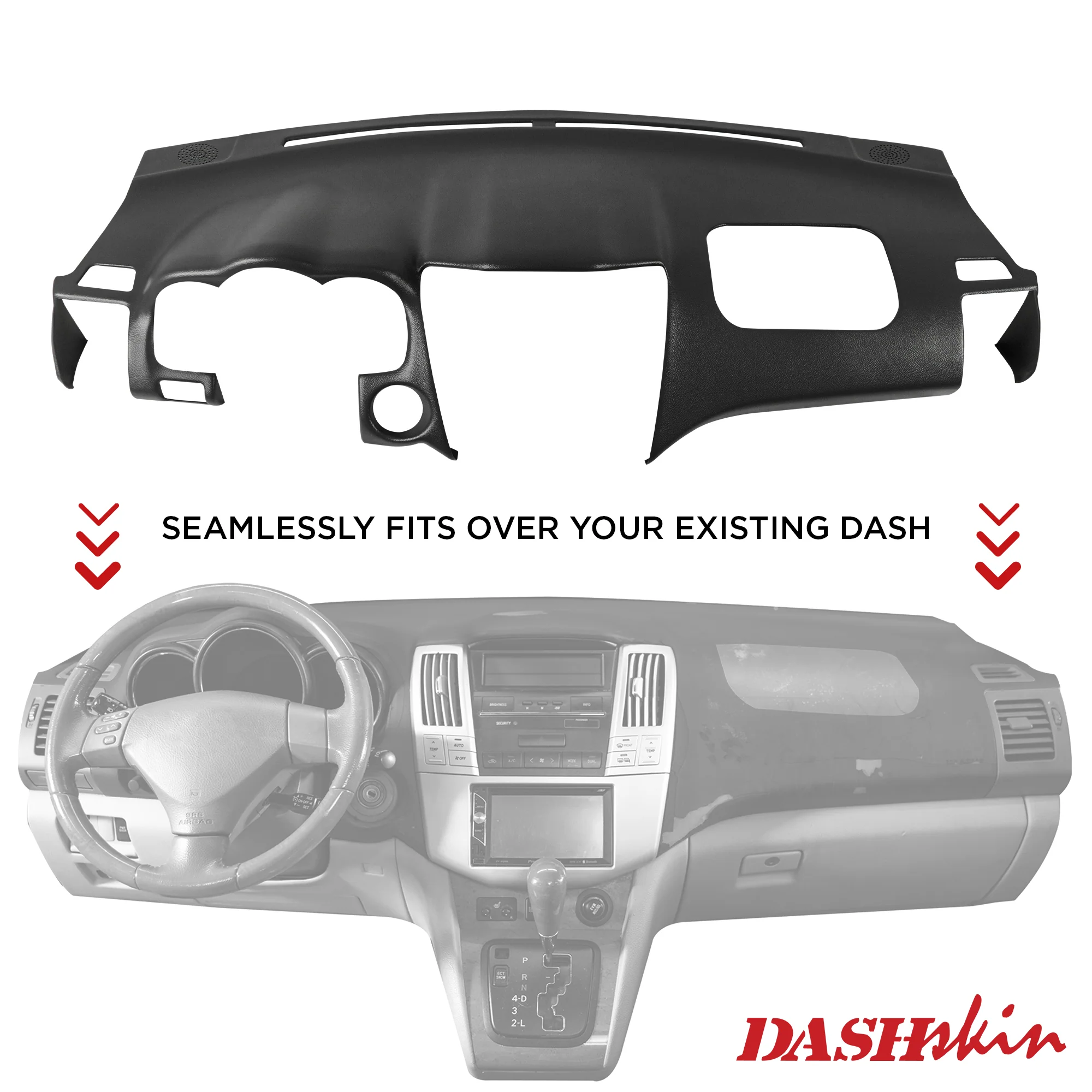 2004–2009 Lexus RX330 / Lexus RX350 / Lexus RX400h Dash Cover – Hard Molded Plastic Overlay – Made in the USA - 0409RX/0409RXS - Image 15