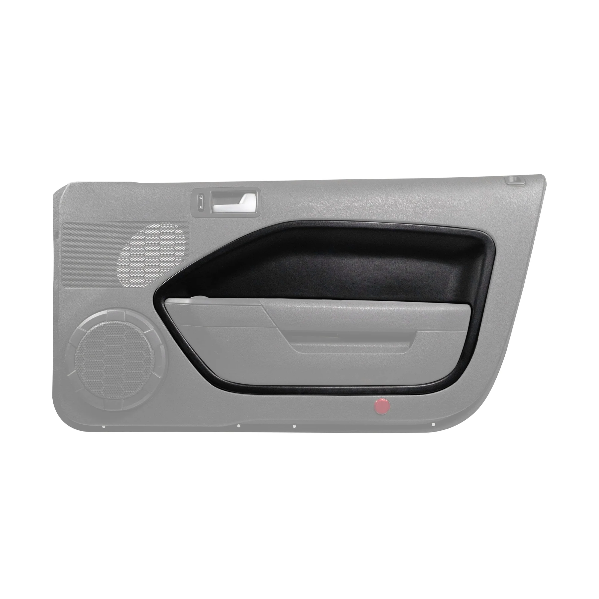 2005–2009 Ford Mustang Door Panel Inserts (Left & Right Pair) – Hard Molded Plastic – Made in the USA - 0509FMD - Image 3