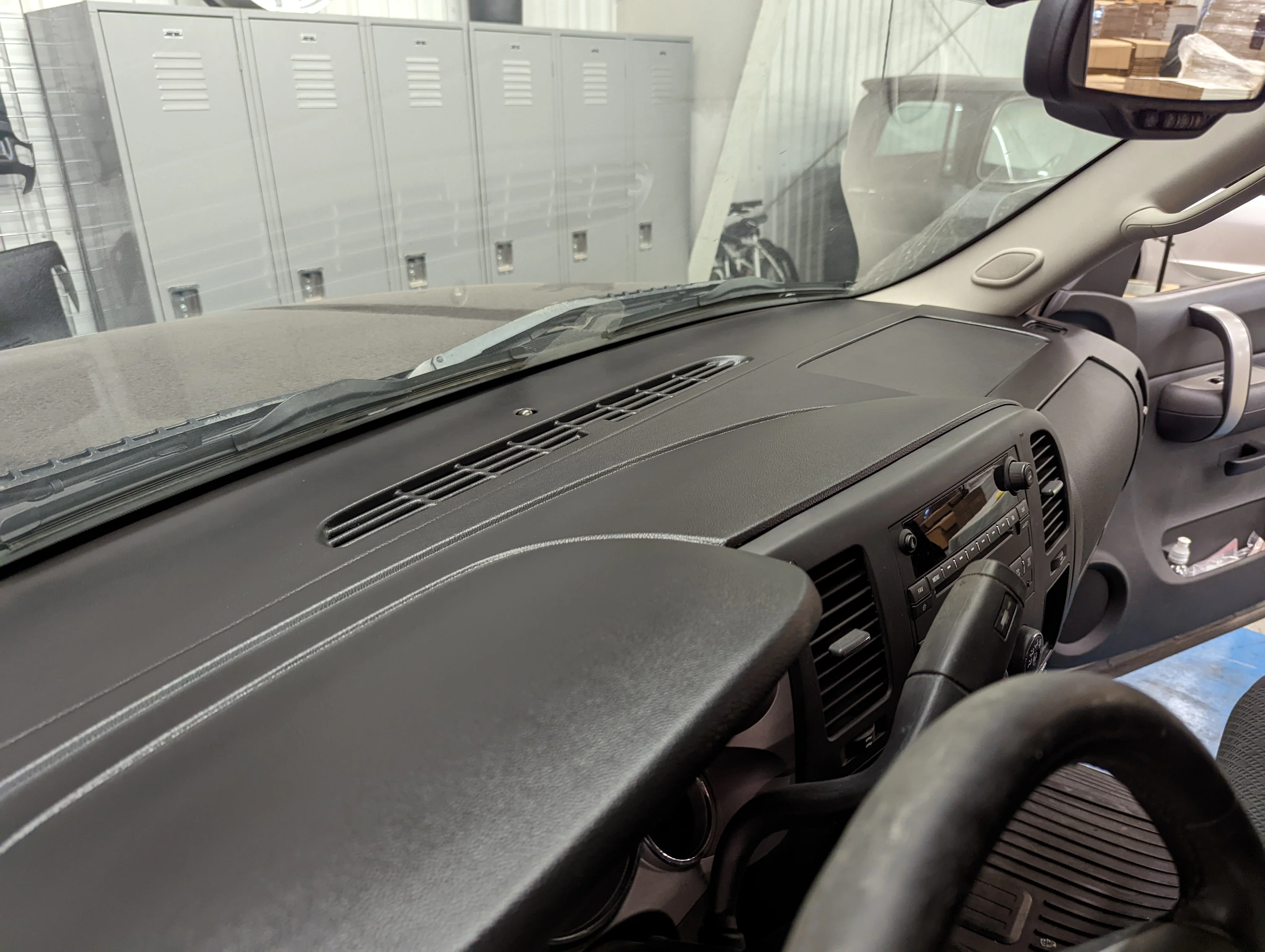 2007–2013 Chevrolet Silverado LS/LT & GMC Sierra SL/SLE One-Piece Dash Cover – Hard Molded Plastic Overlay – Made in the USA - 0713GMT - Image 10