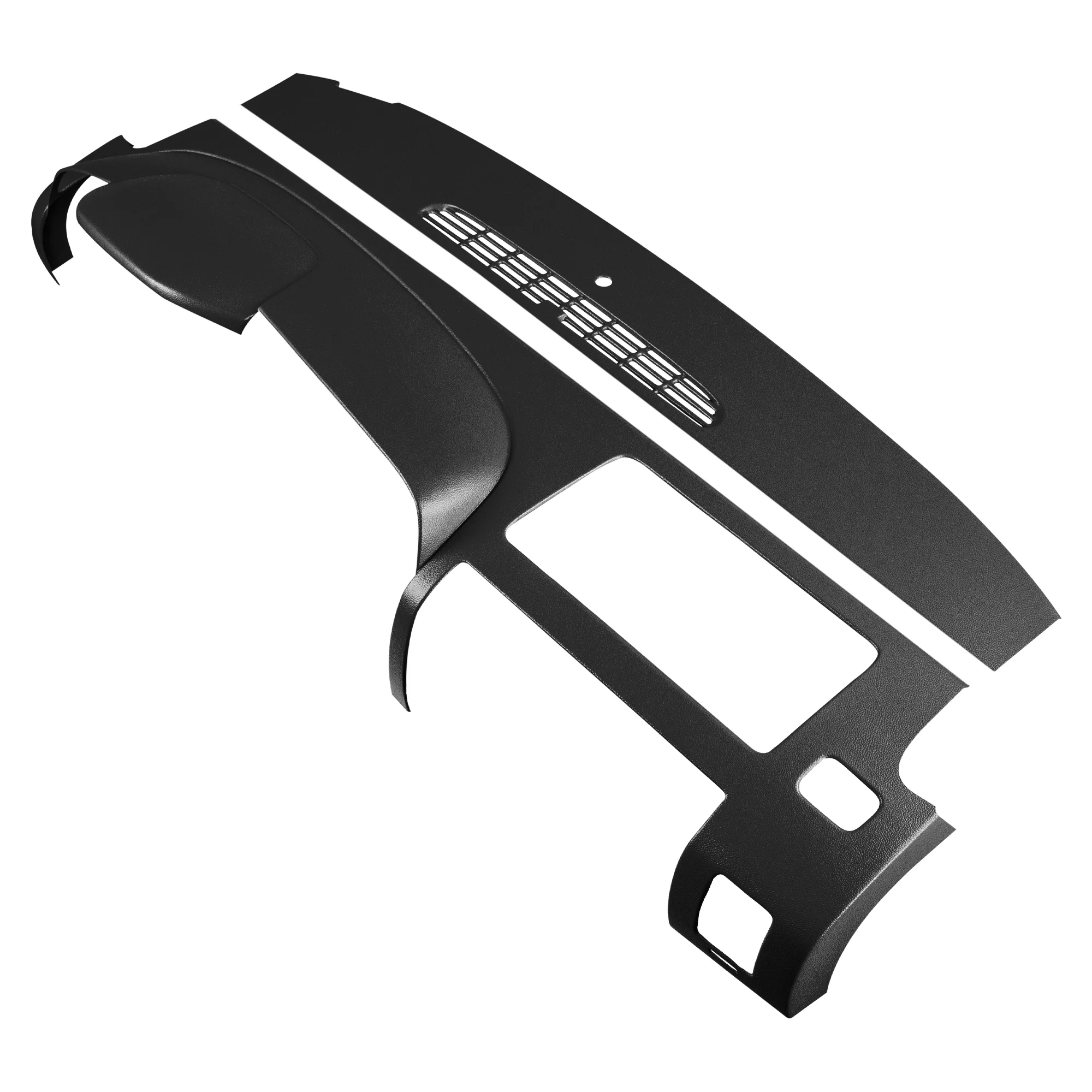 2007–2013 Chevrolet Silverado LS/LT & GMC Sierra SL/SLE Two-Piece Dash Cover Kit – Hard Molded Plastic Overlays – Made in the USA - 0713TM+GMWKIT - Image 8