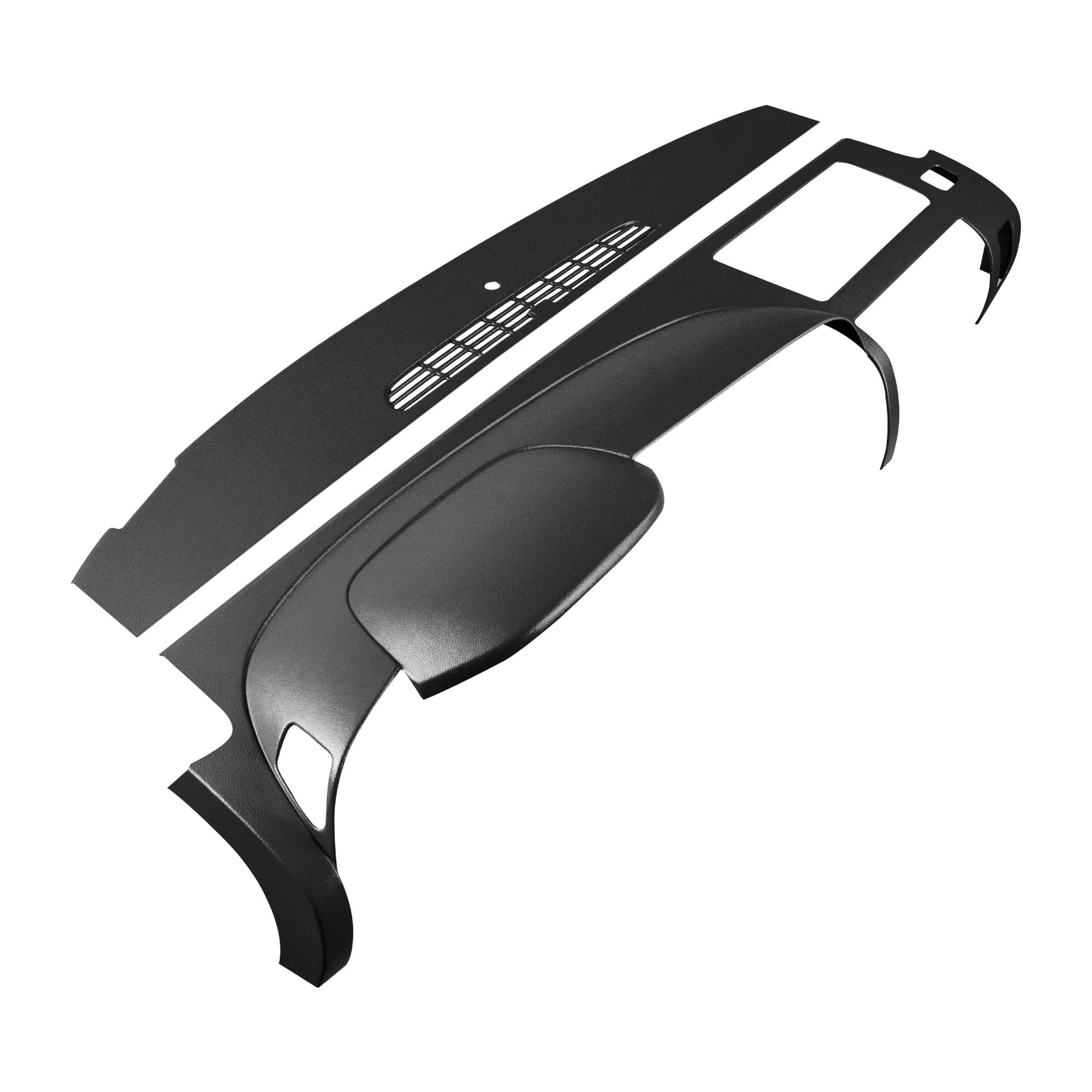 2007–2013 Chevrolet Silverado LS/LT & GMC Sierra SL/SLE Two-Piece Dash Cover Kit – Hard Molded Plastic Overlays – Made in the USA - 0713TM+GMWKIT - Image 9