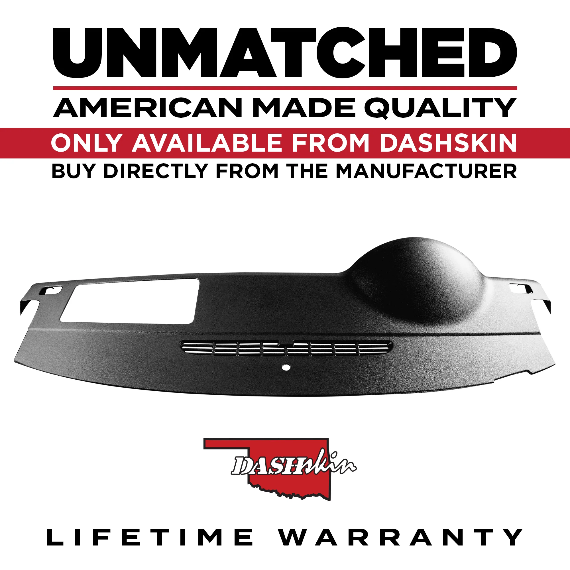 2007–2014 Chevrolet Tahoe / Chevrolet Suburban / GMC Yukon / Chevrolet Avalanche Dash Cover (Also Fits 2007–2014 Chevrolet Silverado LTZ & 2007–2013 GMC Sierra SLT/Denali) – Hard Molded Plastic Overlay – Made in the USA - Image 7