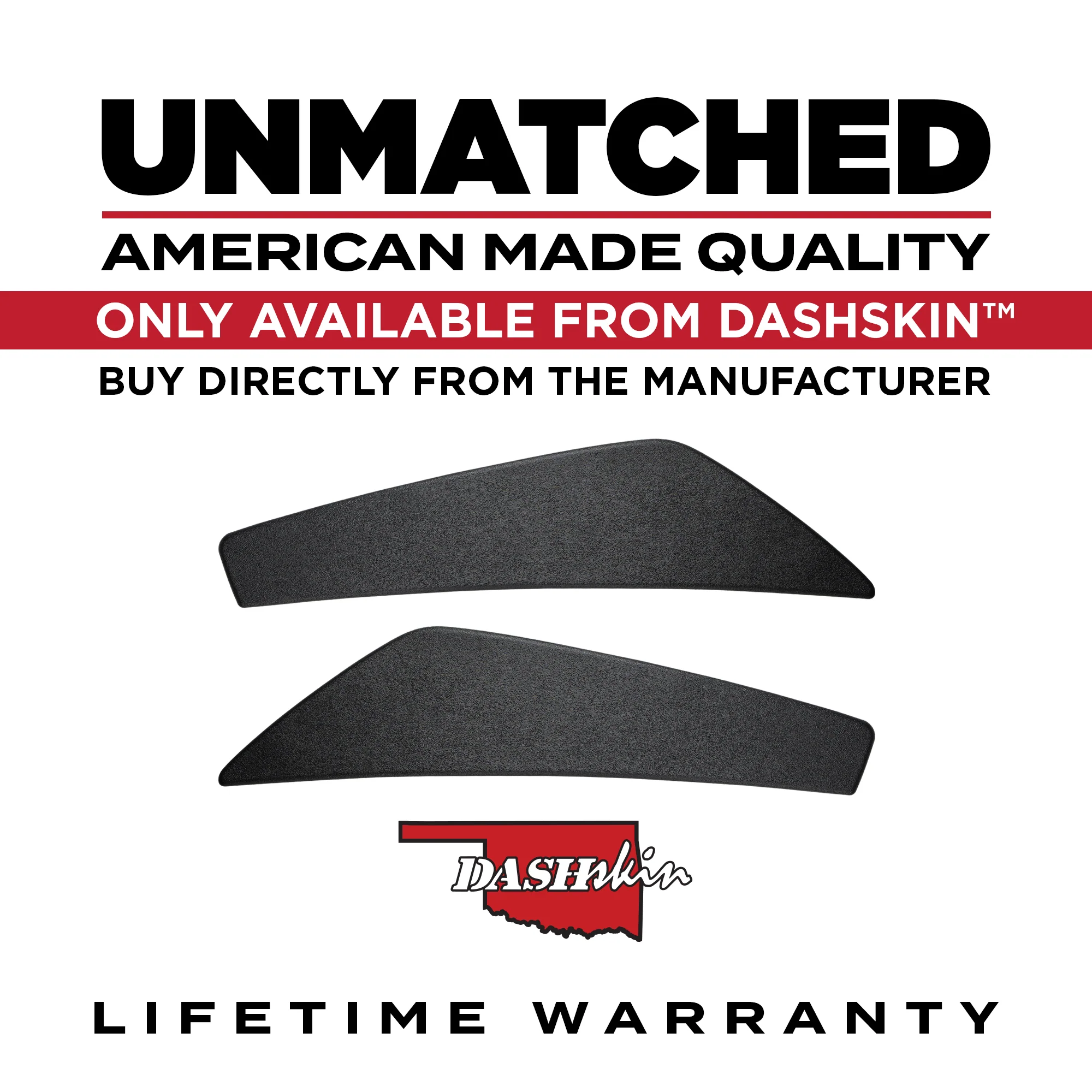 2010–2014 Ford Mustang Door Panel Inserts (Left & Right Pair) – Hard Molded Plastic – Made in the USA - 1014FMD - Image 4