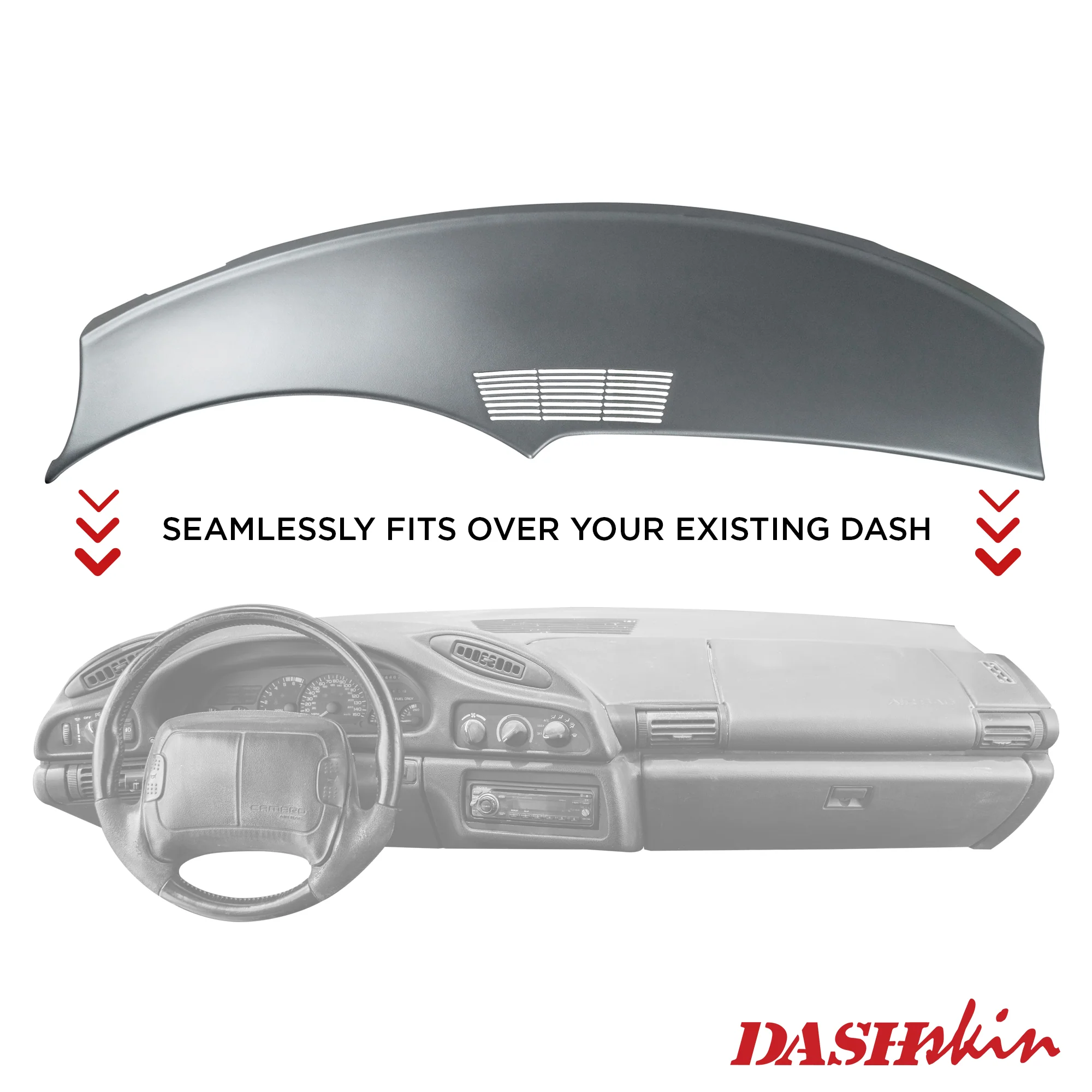 1993–1996 Chevrolet Camaro Dash Cover – Hard Molded Plastic Overlay – Does NOT Fit Firebird/Trans Am – Made in the USA - 9396CM - Image 8