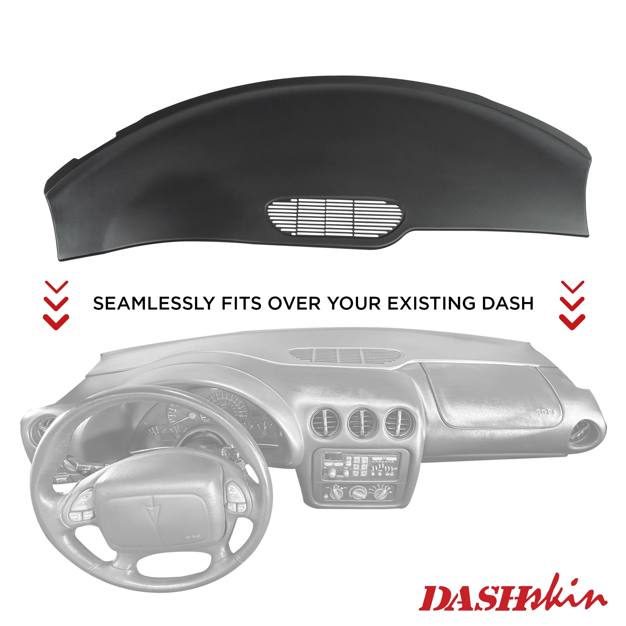 1997–2002 Chevrolet Camaro / Pontiac Firebird Dash Cover – Hard Molded Plastic Overlay – Made in the USA - 9702CF - Image 8