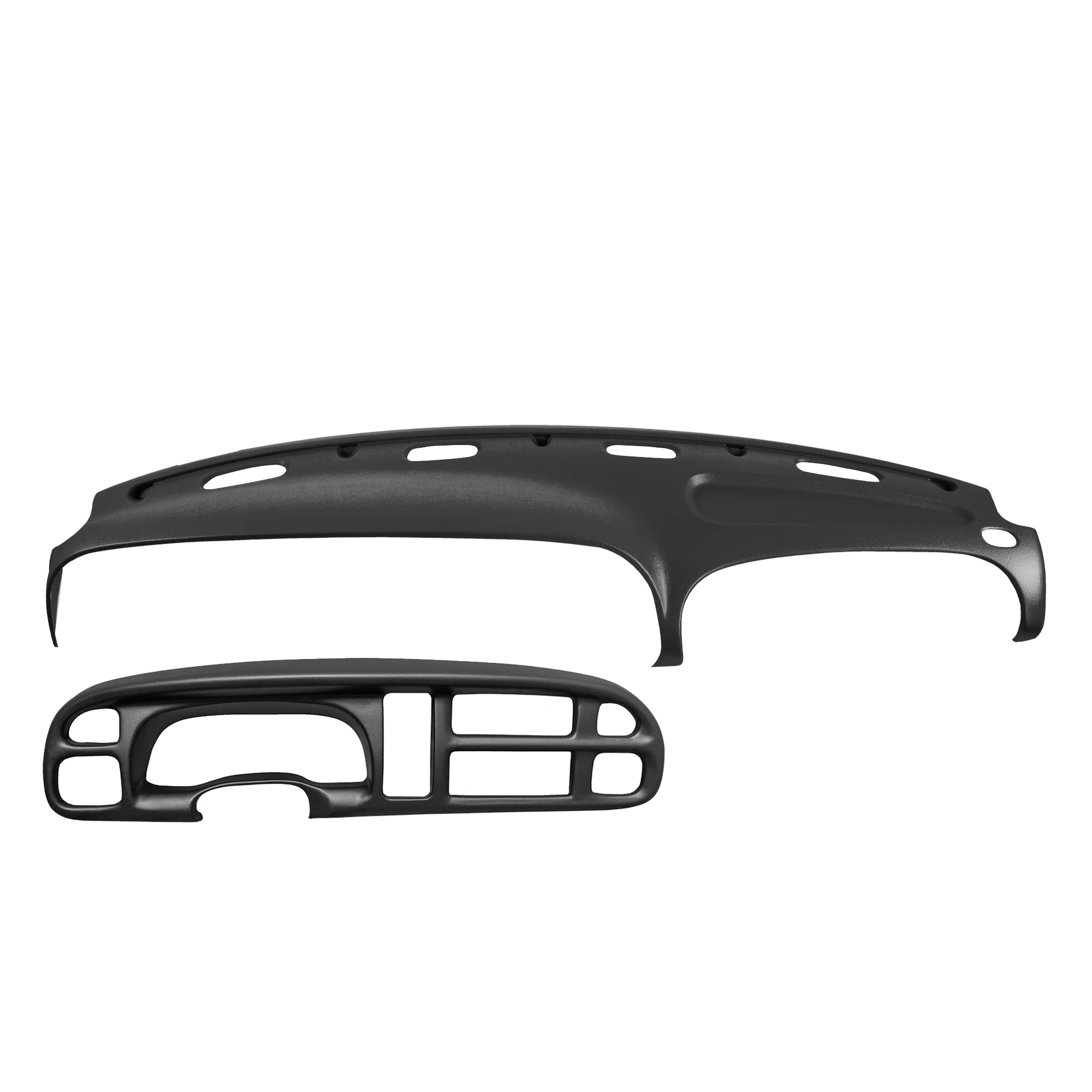 1999–2001 Dodge Ram 1500 / 1999–2002 Dodge Ram 2500 & Dodge Ram 3500 Dash Cover + Gauge Bezel Cover Combo – Hard Molded Plastic Overlays – Made in the USA - 9801DR+BZKIT - Image 12