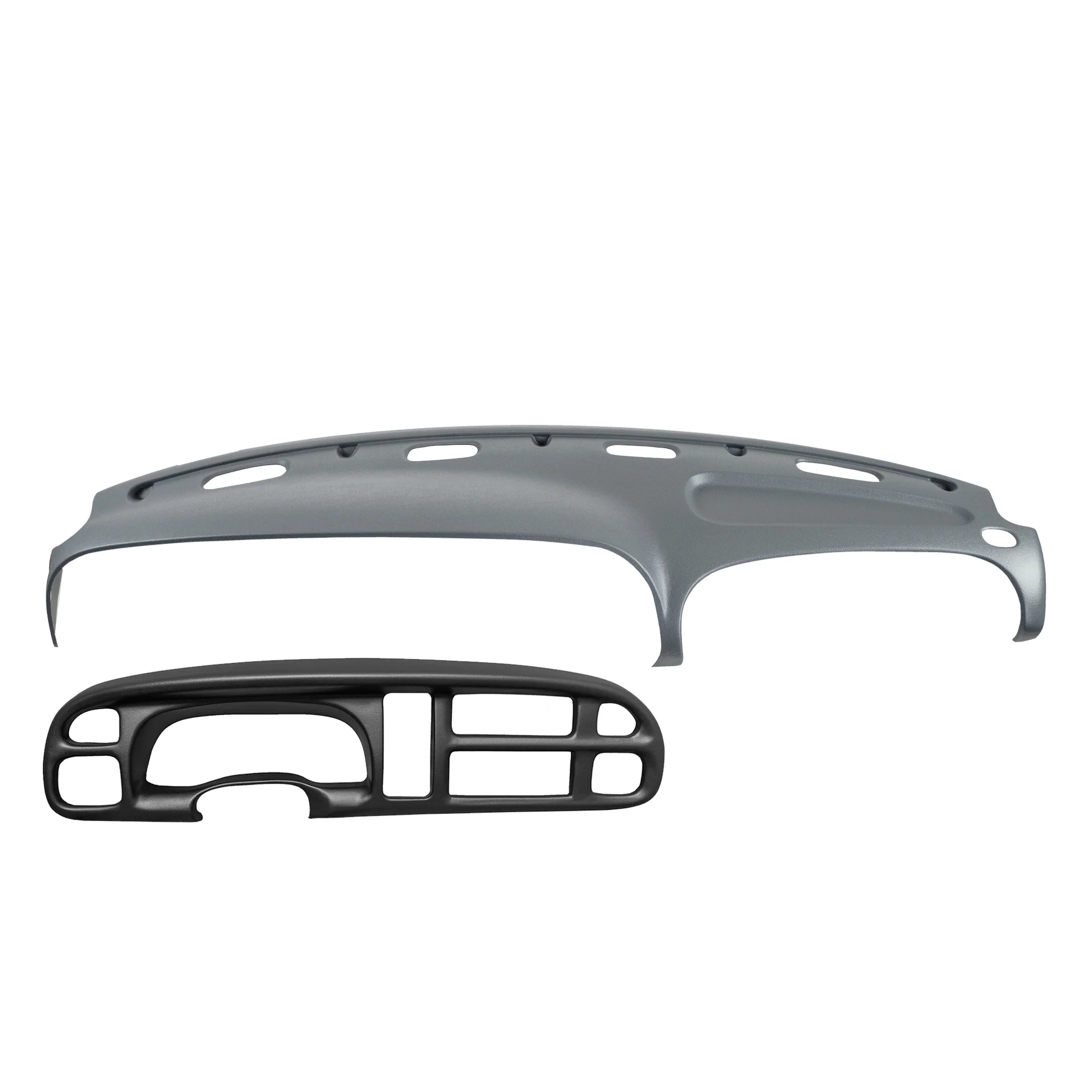 1999–2001 Dodge Ram 1500 / 1999–2002 Dodge Ram 2500 & Dodge Ram 3500 Dash Cover + Gauge Bezel Cover Combo – Hard Molded Plastic Overlays – Made in the USA - 9801DR+BZKIT - Image 13