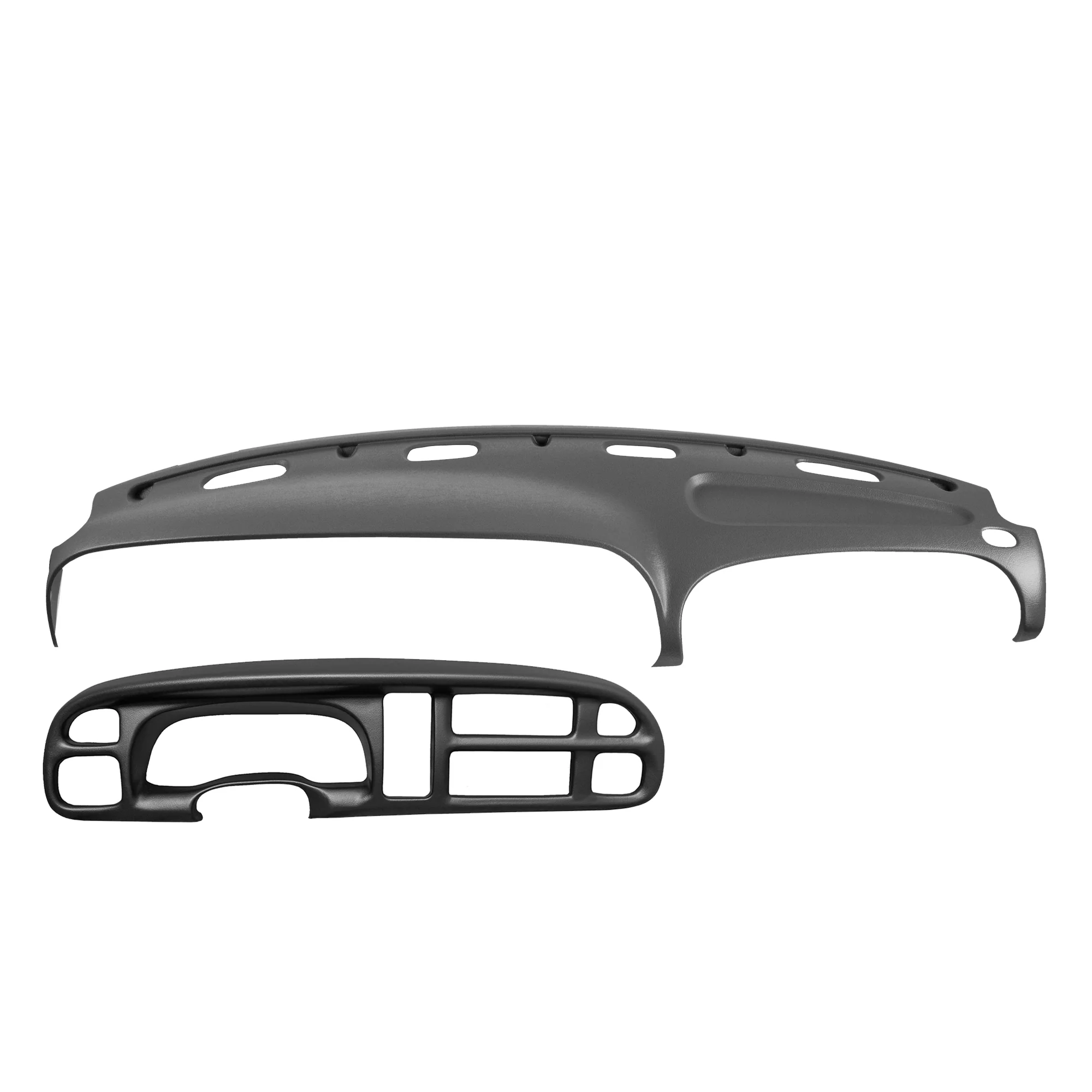 1999–2001 Dodge Ram 1500 / 1999–2002 Dodge Ram 2500 & Dodge Ram 3500 Dash Cover + Gauge Bezel Cover Combo – Hard Molded Plastic Overlays – Made in the USA - 9801DR+BZKIT - Image 15
