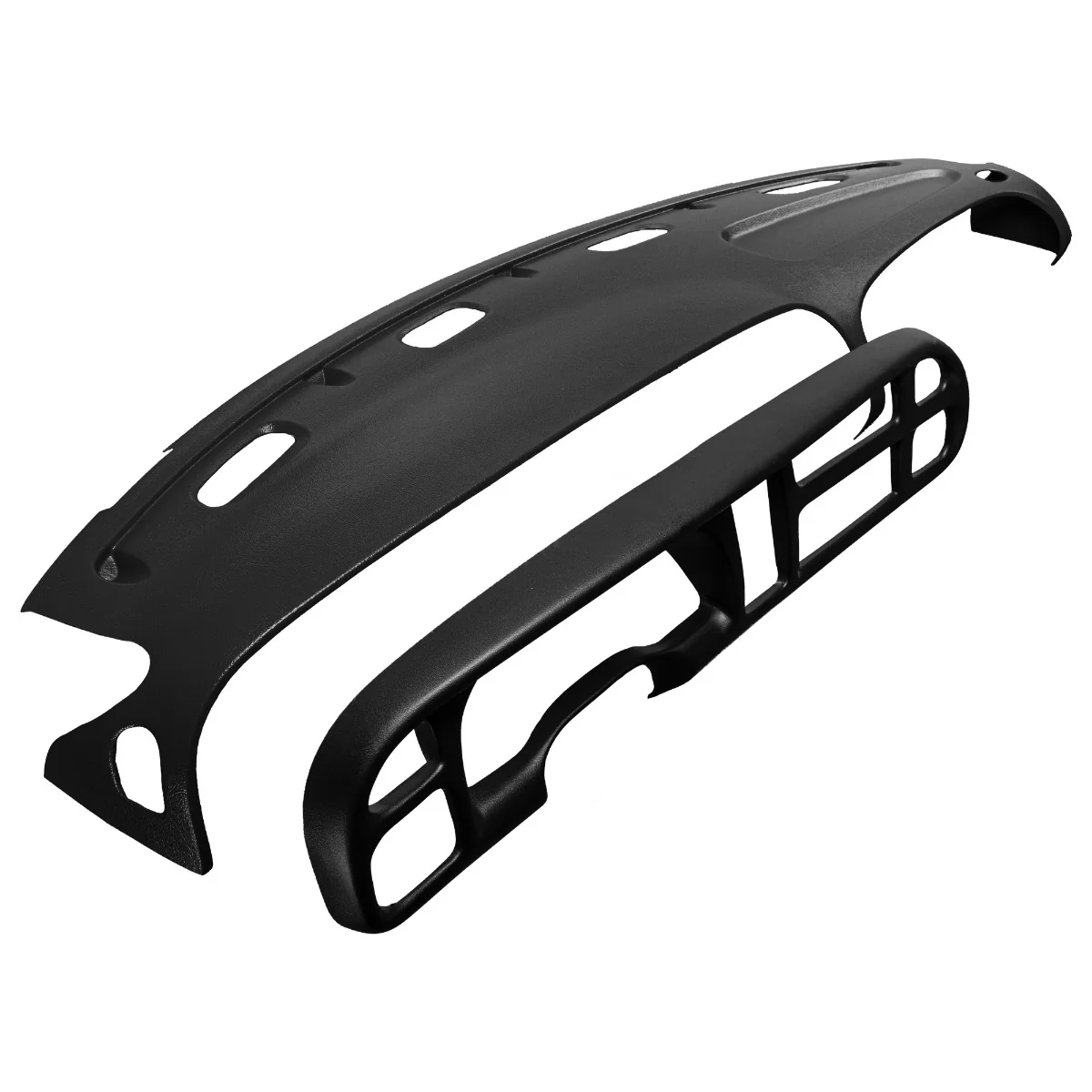 1999–2001 Dodge Ram 1500 / 1999–2002 Dodge Ram 2500 & Dodge Ram 3500 Dash Cover + Gauge Bezel Cover Combo – Hard Molded Plastic Overlays – Made in the USA - 9801DR+BZKIT - Image 4