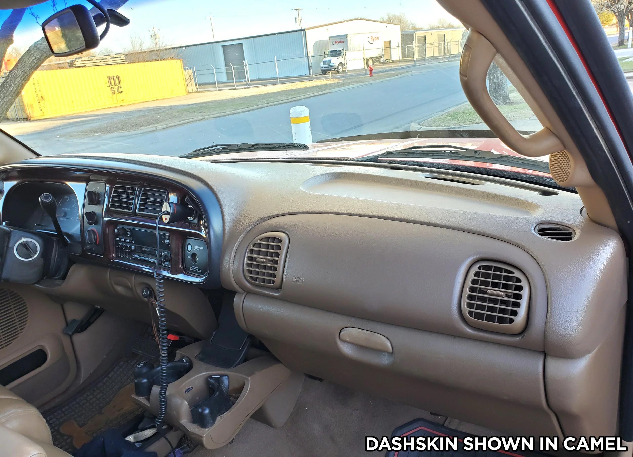 1999–2001 Dodge Ram 1500 / 1999–2002 Dodge Ram 2500 & Dodge Ram 3500 Dash Cover + Gauge Bezel Cover Combo – Hard Molded Plastic Overlays – Made in the USA - 9801DR+BZKIT - Image 8