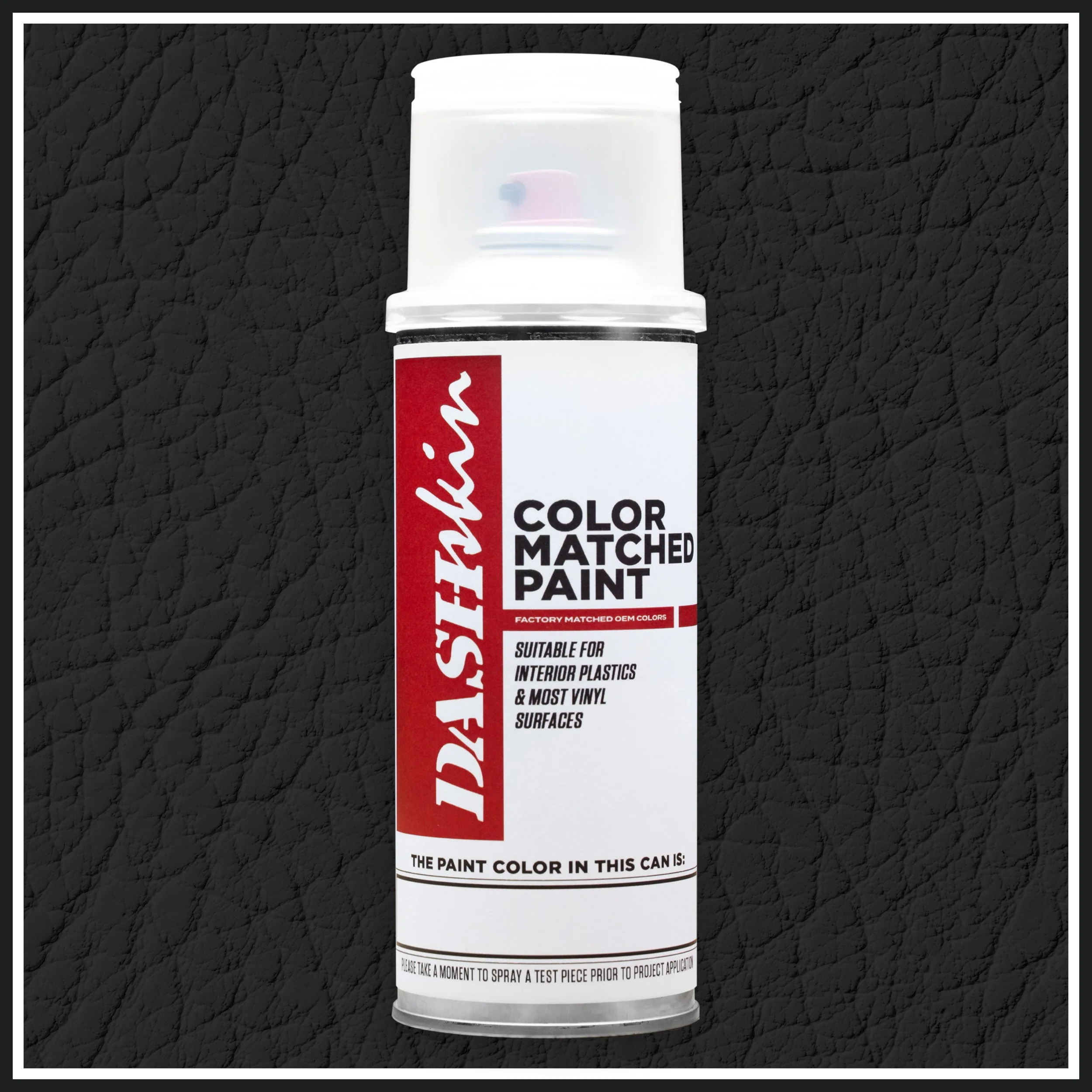 Black Flexible Coating Aerosol Interior Paint for Vinyl/Leather/Plastics (12oz) - Image 2