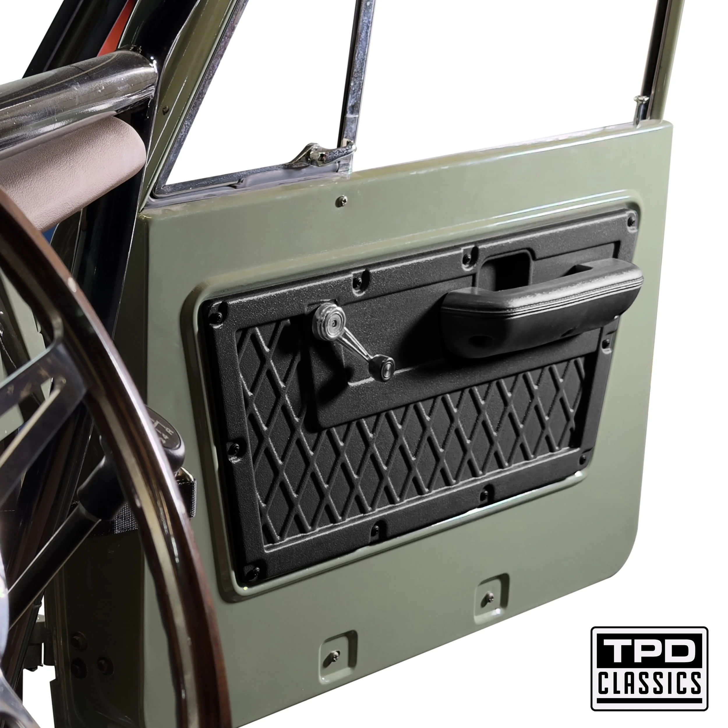 TPD Classics CUSTOMLINE Molded ABS Door Panel Set for 1968-1977 Ford Bronco - Image 11