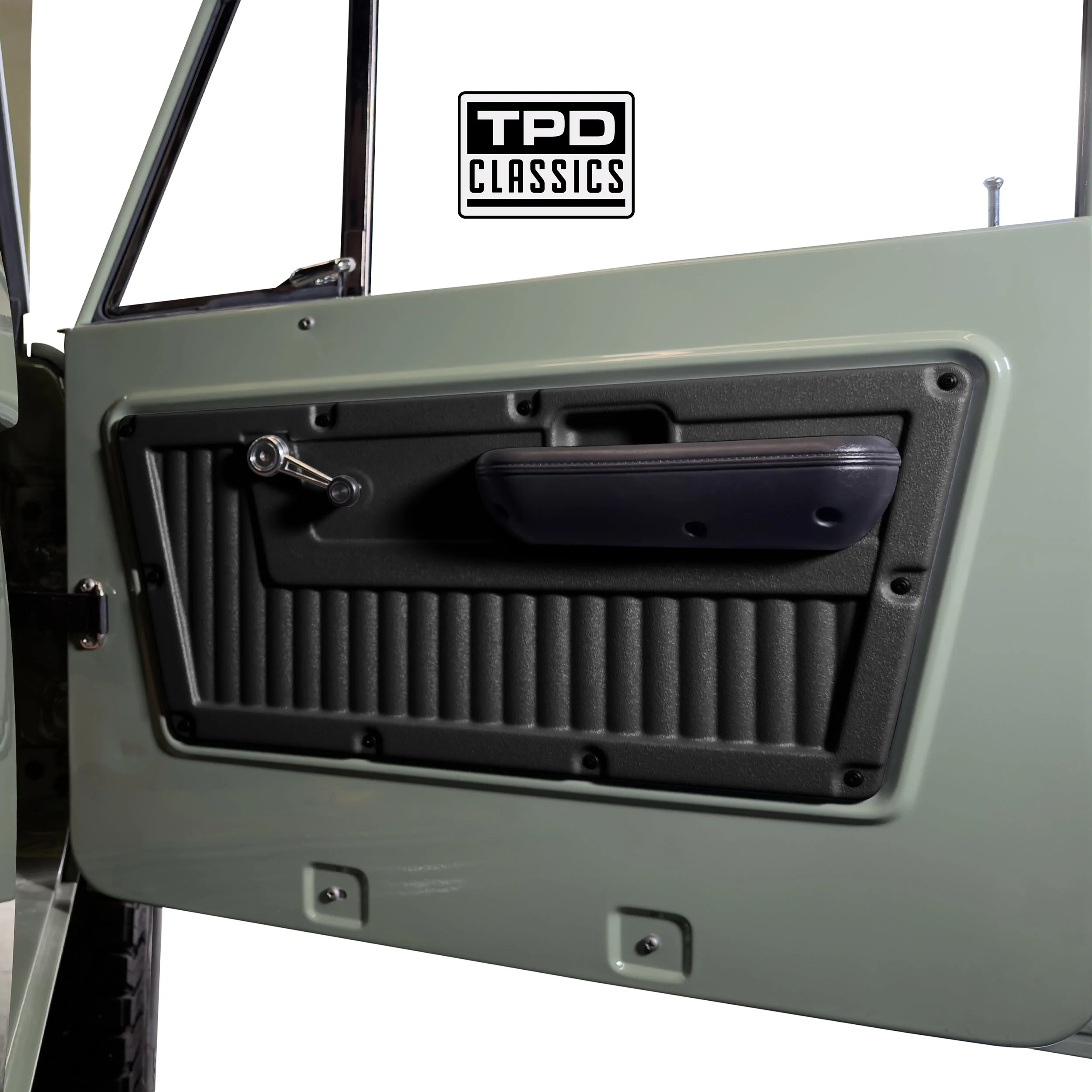 TPD Classics CUSTOMLINE Molded ABS Door Panel Set for 1968-1977 Ford Bronco - Image 4
