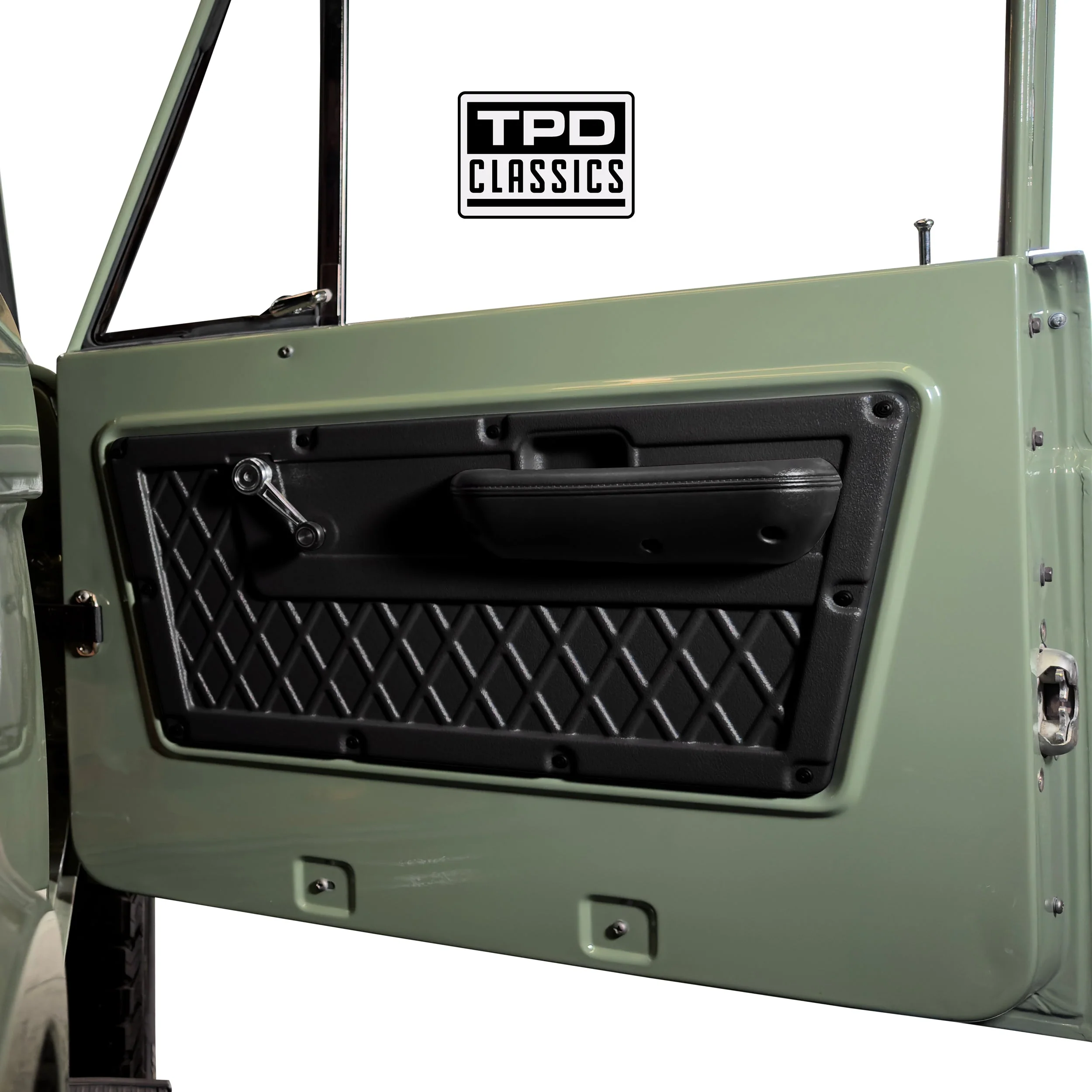 TPD Classics CUSTOMLINE Molded ABS Door Panel Set for 1968-1977 Ford Bronco - Image 5