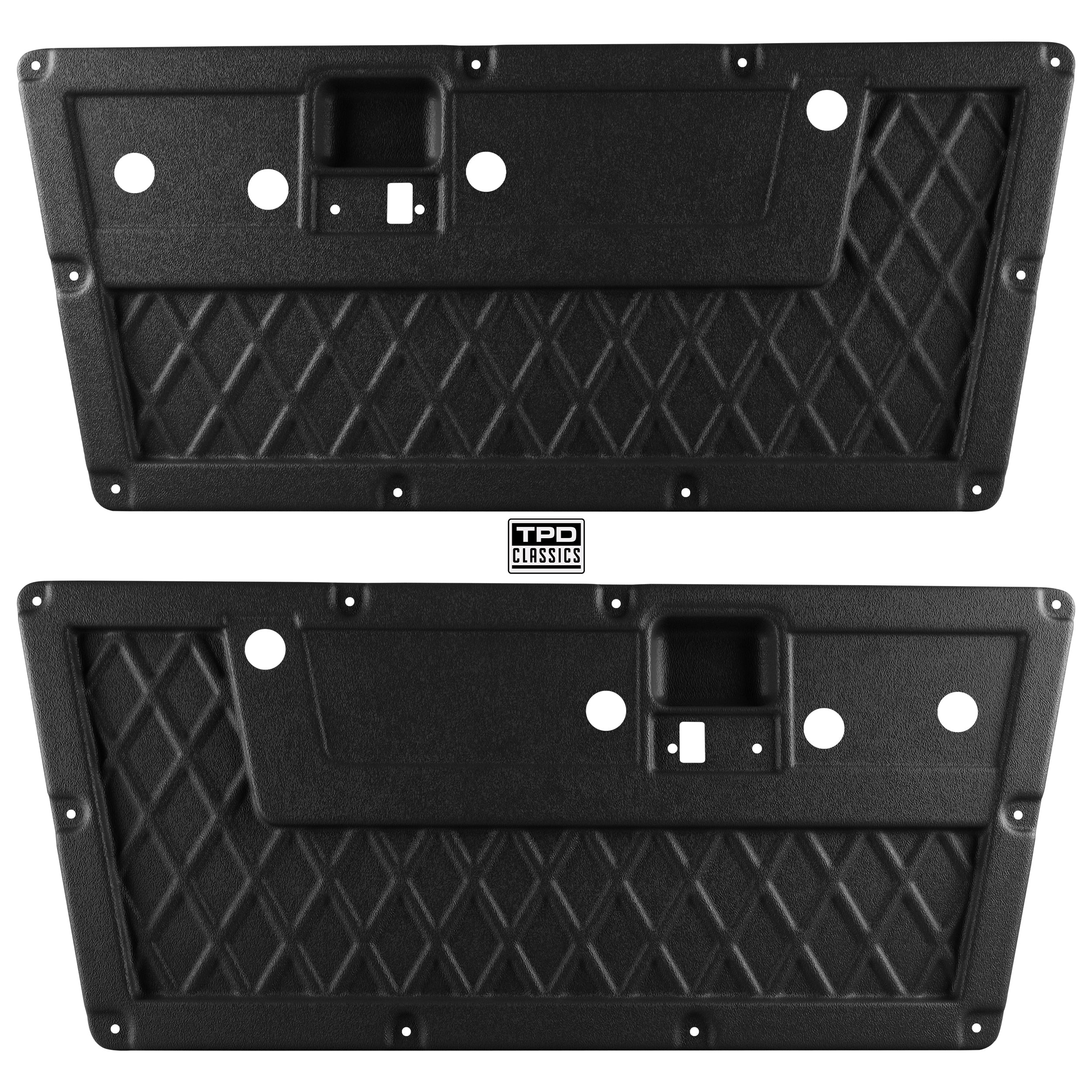 TPD Classics CUSTOMLINE Molded ABS Door Panel Set for 1968-1977 Ford Bronco - Image 9